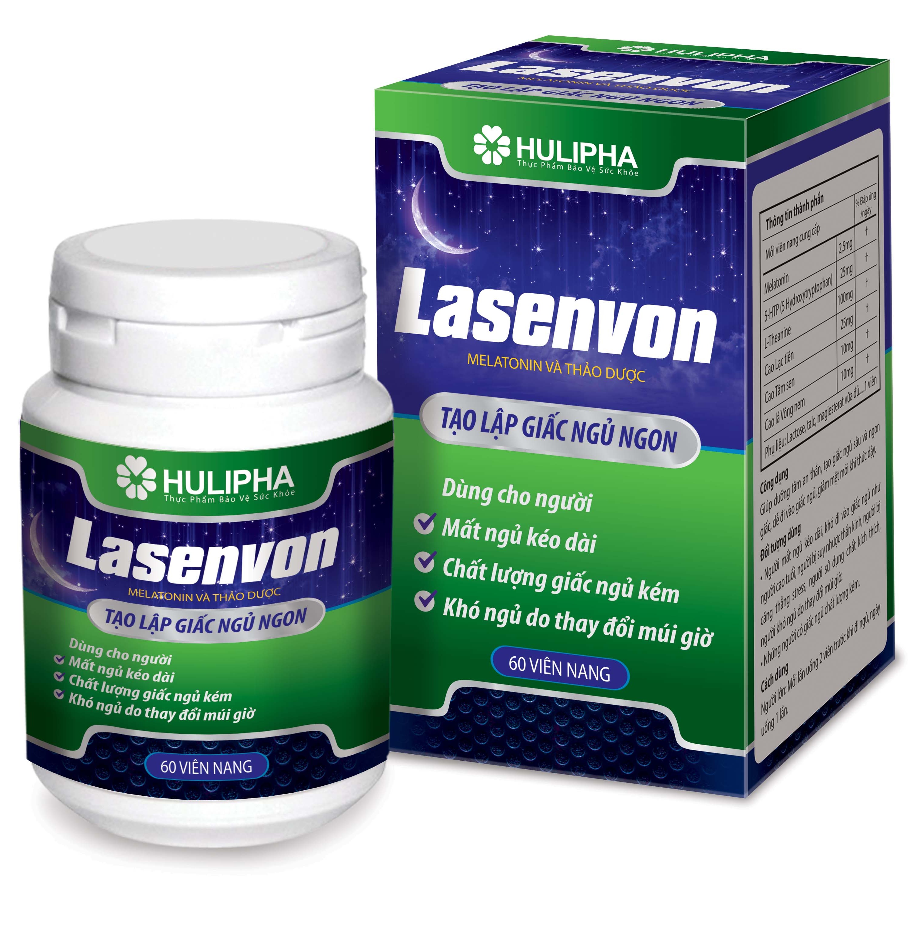 Lasenvon thực phẩm chức năng giúp bạn ngủ ngon hơn