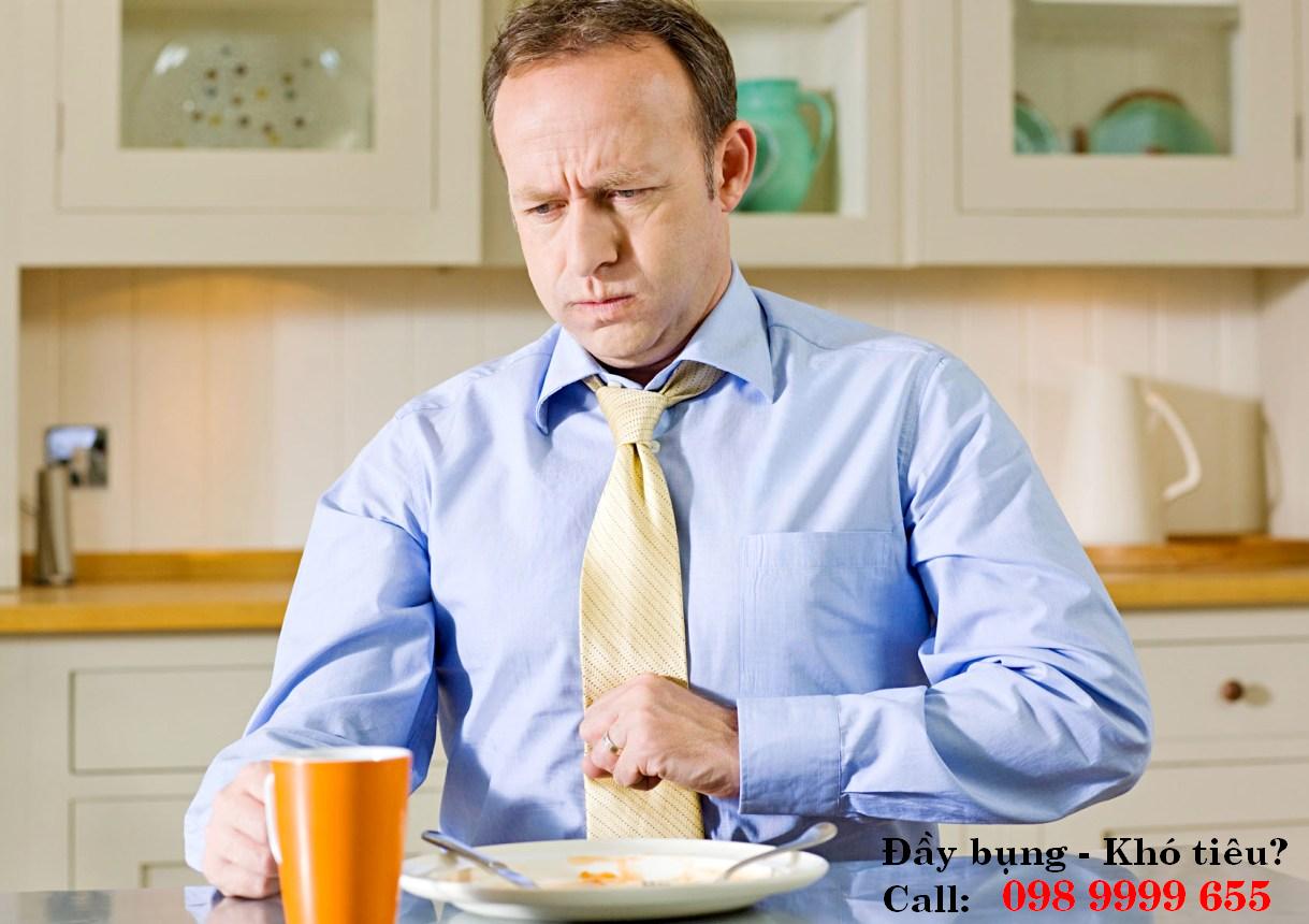 Đầy bụng khó tiêu thường do thói quen ăn uống và một số bệnh của đường tiêu hóa