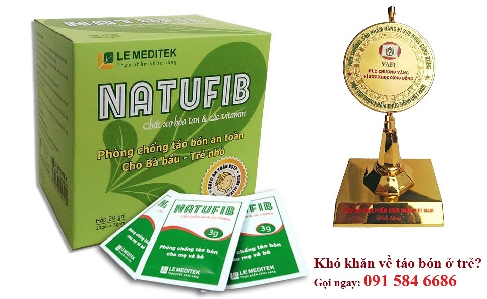 Natufib-sản phẩm chống táo bón hàng đầu chuyên dùng cho bé sơ sinh